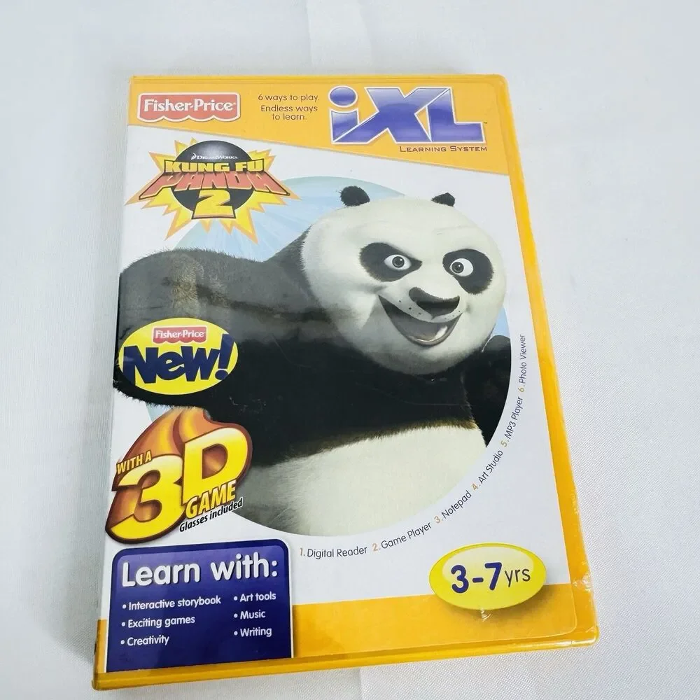 5 for $25| Price iXL Kung Fu‎ Panda 2 Learning System 3D Game 2011